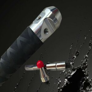 Detailansicht der Carbon Hagelstange Sniper mit Griff und PDR-Spitze – professionelles Werkzeug zur Dellenreparatur